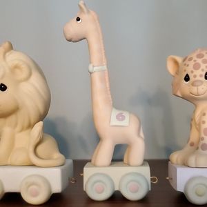Age 6 precious moments birthday train giraffe